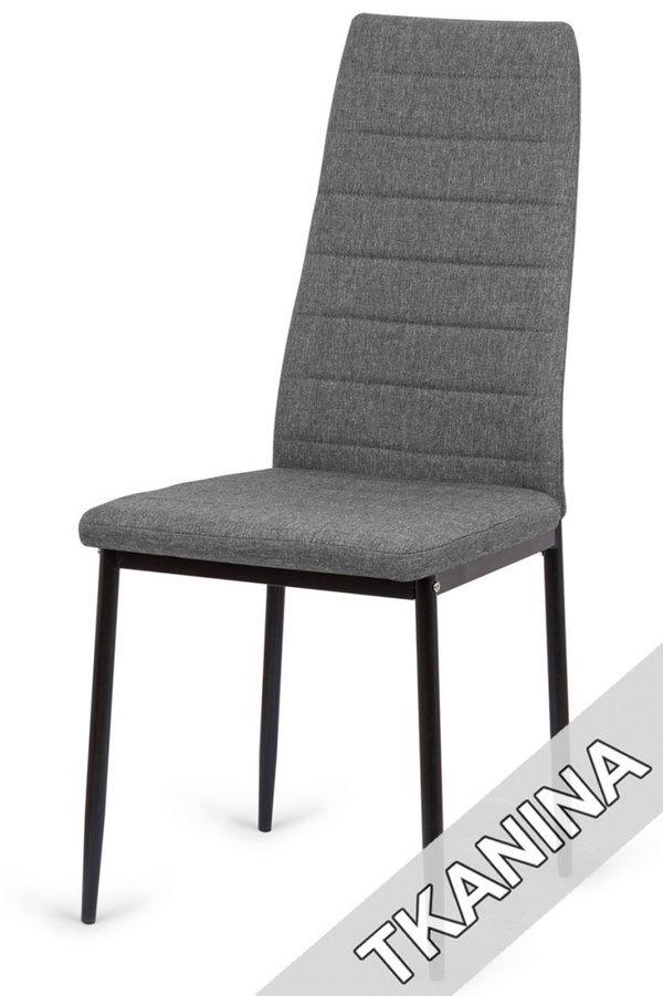 Krzeso tapicerowane VALVA LINE FABRIC GREY